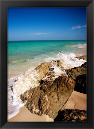 Framed Rising Tide I Print