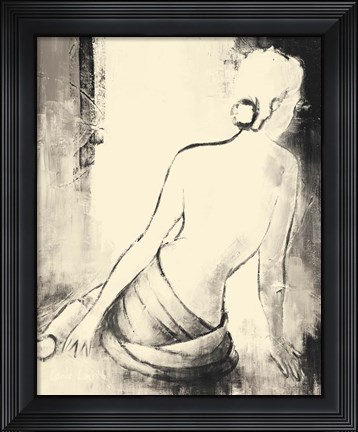 Framed Figurative Woman I Print