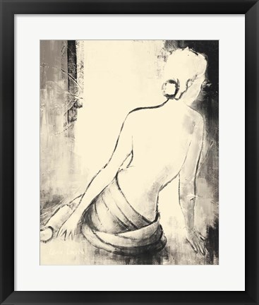 Framed Figurative Woman I Print