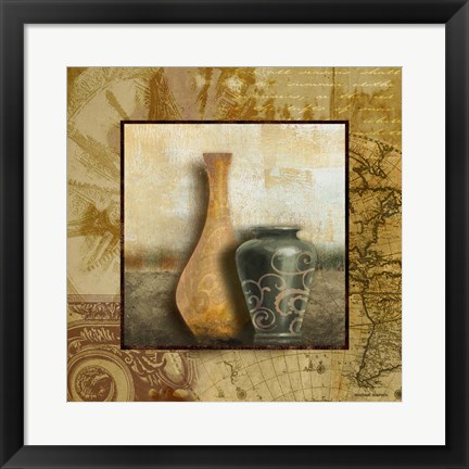 Framed Library Vessels II Print