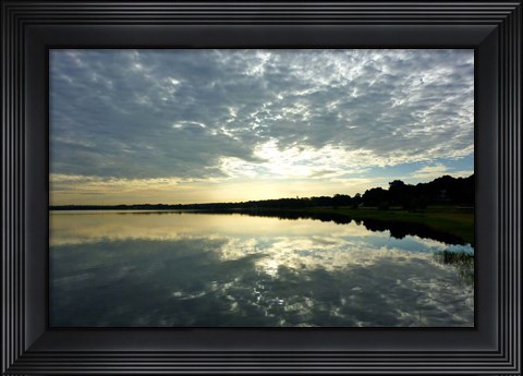 Framed Reflections of the Sky Print
