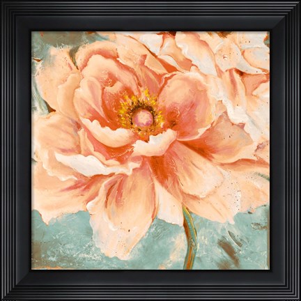 Framed Beautiful Peonies Square I Print