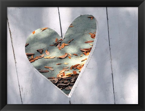 Framed Heart Full of Love Print