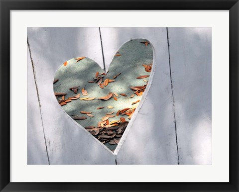 Framed Heart Full of Love Print