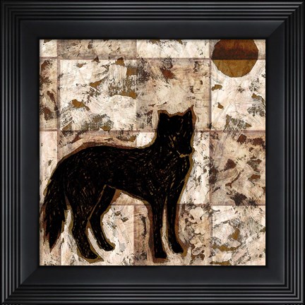 Framed Wolf Print