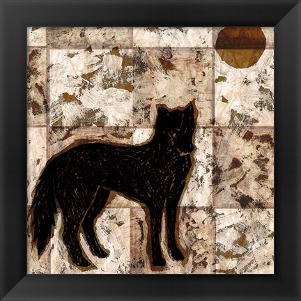 Framed Wolf Print