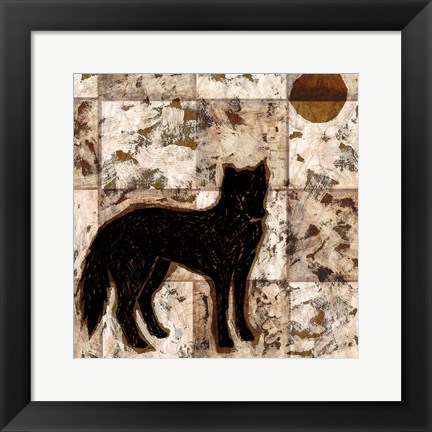 Framed Wolf Print