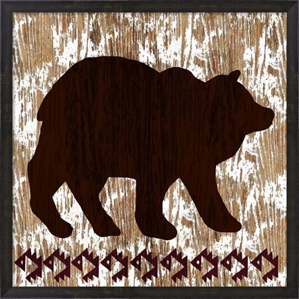 Framed Wilderness Bear Print