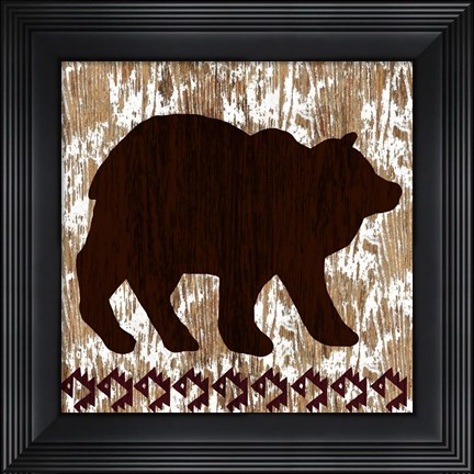 Framed Wilderness Bear Print