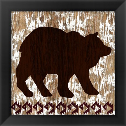 Framed Wilderness Bear Print