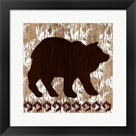 Framed Wilderness Bear Print