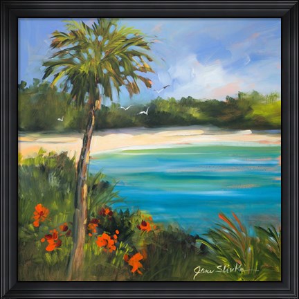 Framed Palm Isle Print