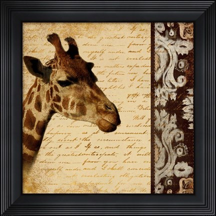Framed Madagascar Safari I Print
