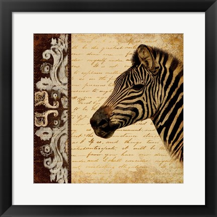 Framed Madagascar Safari II Print