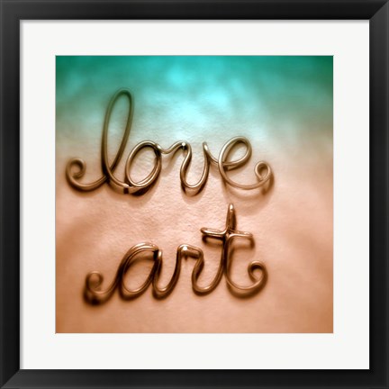 Framed Love Art Print