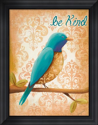Framed Be Kind Print