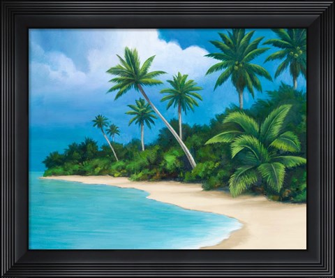 Framed Palm Beach II Print