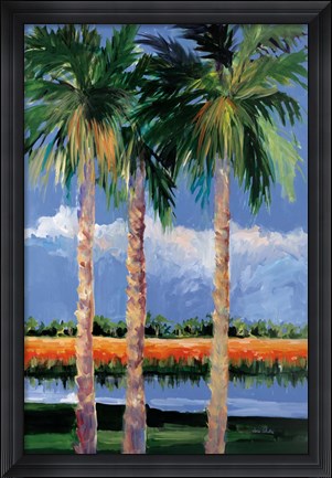 Framed Palm Coast Print