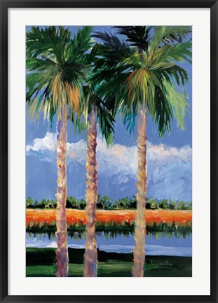 Framed Palm Coast Print