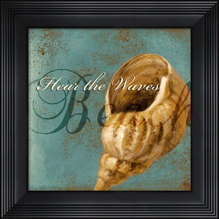 Framed Coastal Sayings II Print