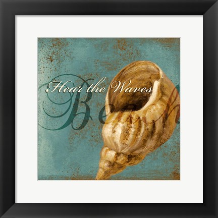 Framed Coastal Sayings II Print