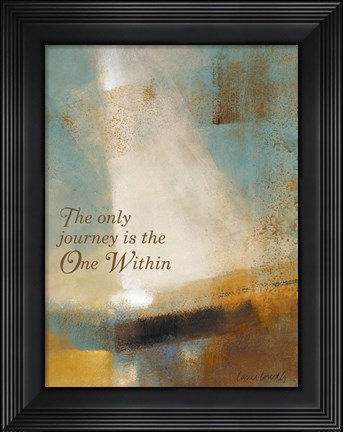Framed Adjust the Sails &amp; Journey II Print