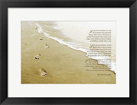 Framed Life&#39;s Loveliness Print