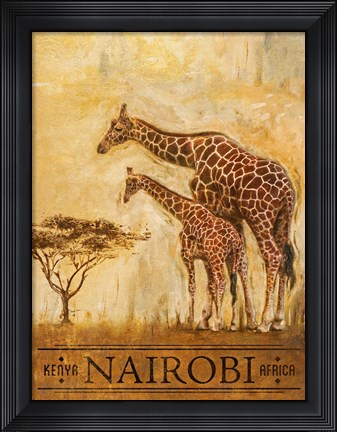 Framed Nairobi Print