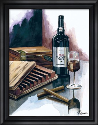 Framed Cigar Press Print