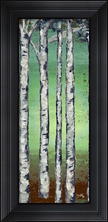 Framed Tall Trees II Print