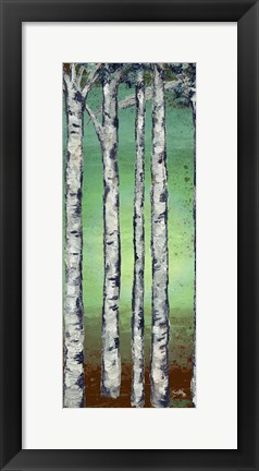 Framed Tall Trees II Print