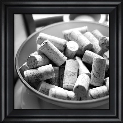 Framed Corks I Print
