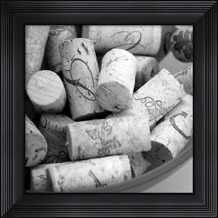 Framed Corks II Print