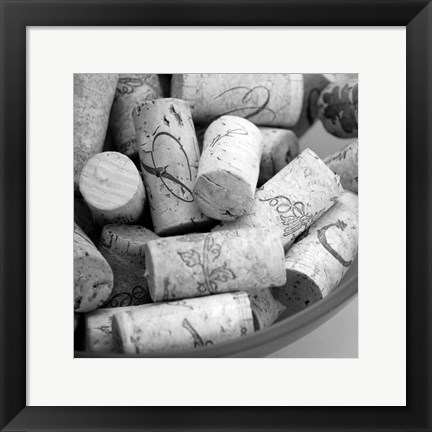 Framed Corks II Print