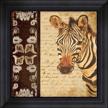 Framed Madagascar Safari IV Print