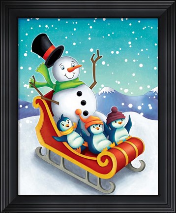 Framed Oh the Joy III Print