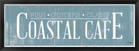 Framed Coastal Cafe Print
