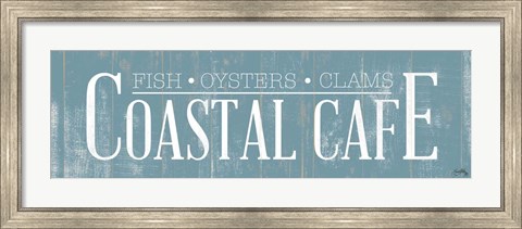 Framed Coastal Cafe Print