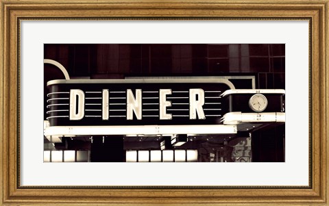Framed Diner Print