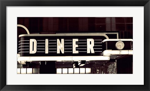 Framed Diner Print