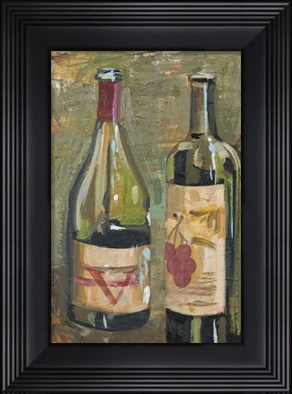 Framed Vino I Print