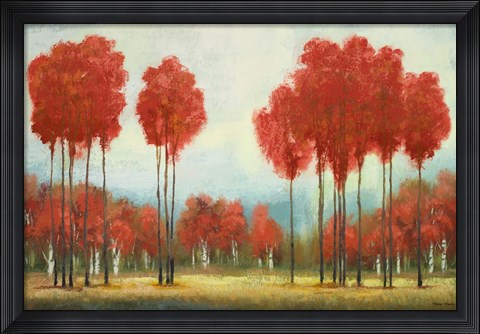 Framed Autumn Reds Print