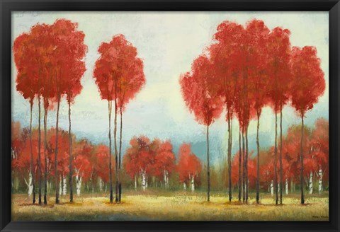 Framed Autumn Reds Print