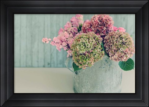 Framed Blossoming Water Can Print