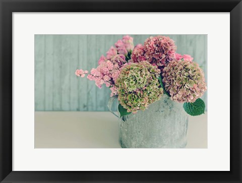 Framed Blossoming Water Can Print