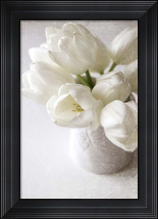 Framed Vanishing in the White Elegance Print