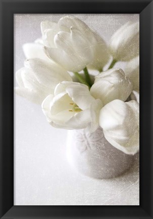 Framed Vanishing in the White Elegance Print