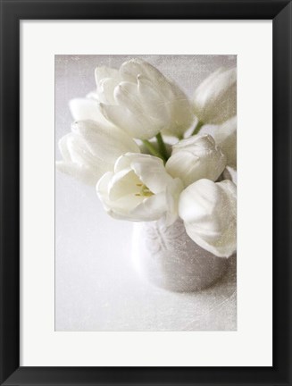 Framed Vanishing in the White Elegance Print