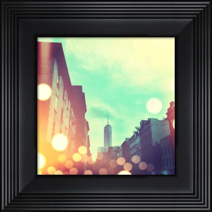 Framed City Stroll I Print