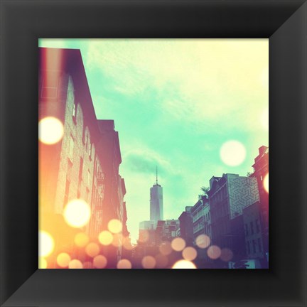 Framed City Stroll I Print